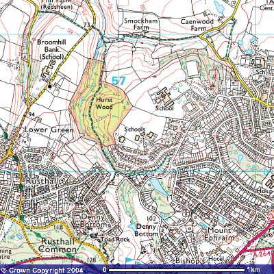 Denny Bottom Map 2004